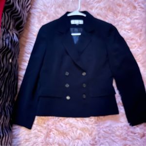 ✨Navy blue double breasted jacket ✨